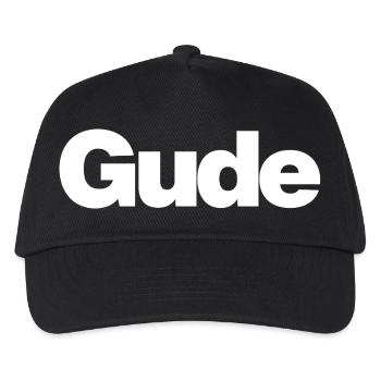 Gude – Urban greeting in plain language - Kids’ Baseball Cap - black - Front
