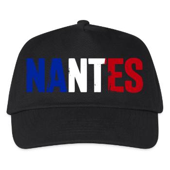 Nantes, France - Casquette de baseball Enfant - noir - Devant