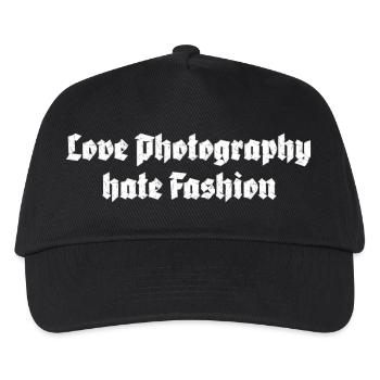Love Photography hate Fashion - Kids’ Baseball Cap - black - Front