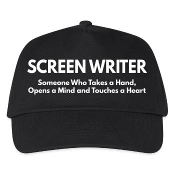 Screenwriter Noun Definition - Writer Gift - Kids’ Baseball Cap - black - Front