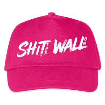 Shit the wall on - Kids’ Baseball Cap - fuchsia - Front
