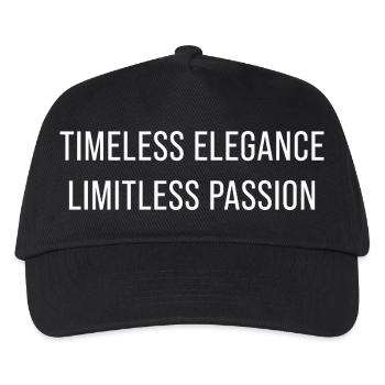 Timeless Elegance Limitless Passion - Kids’ Baseball Cap - black - Front