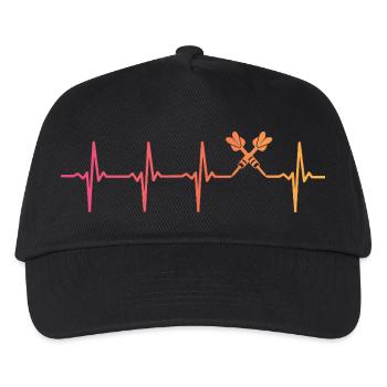 Darts Sunset Heartbeat Darts - Kids’ Baseball Cap - black - Front