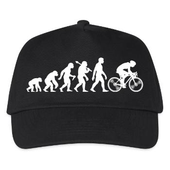 Cyclists Evolution for Cycling - Kids’ Baseball Cap - black - Front