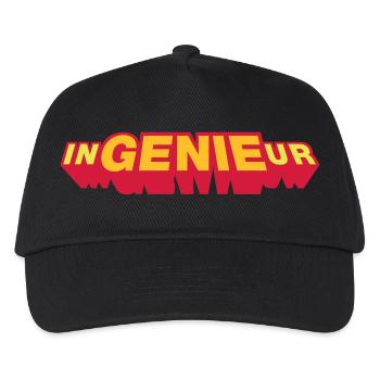 Im Ingenieur steckt das Genie - Kinder Basecap - Schwarz - Vorne