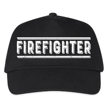 Firefighter Firefighter Firefighter Firefighter - Kids’ Baseball Cap - black - Front