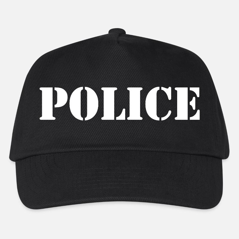 Polizei - Kinder Basecap - Schwarz