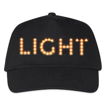 Light - Kids’ Baseball Cap - black - Front