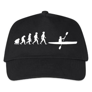 Bateau à rames Canoeing Evolution Canoe Rowing Boat - Casquette de baseball Enfant - noir - Devant