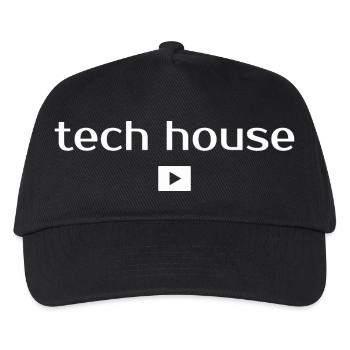Tech House, techno, musique - Casquette de baseball Enfant - noir - Devant