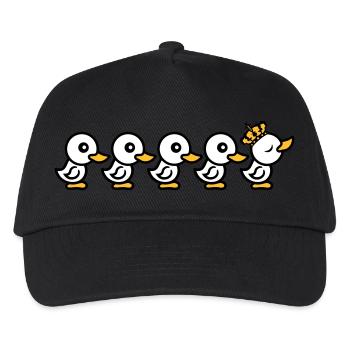 leader koenig crown queen princess prince a - Kids’ Baseball Cap - black - Front