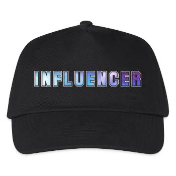 Influencer - Kids’ Baseball Cap - black - Front