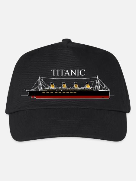 Titanisch - Kinder Basecap - Schwarz