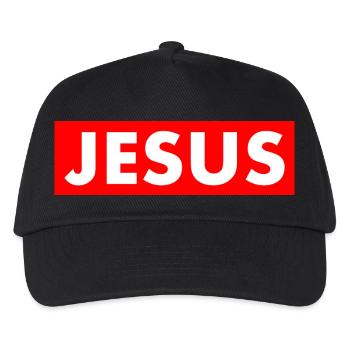 Jesus - Kinder Basecap - Schwarz - Vorne