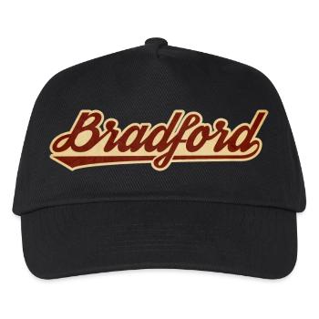 Bradford Vintage Script Logo - Kinder Basecap - Schwarz - Vorne