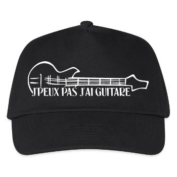 J'ai guitare - Kids’ Baseball Cap - black - Front