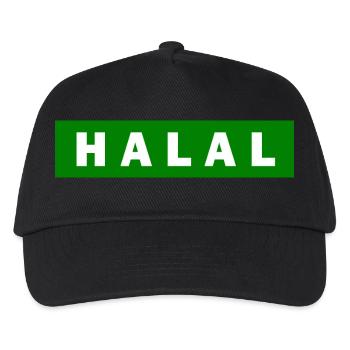 Halal - Kinder Basecap - Schwarz - Vorne