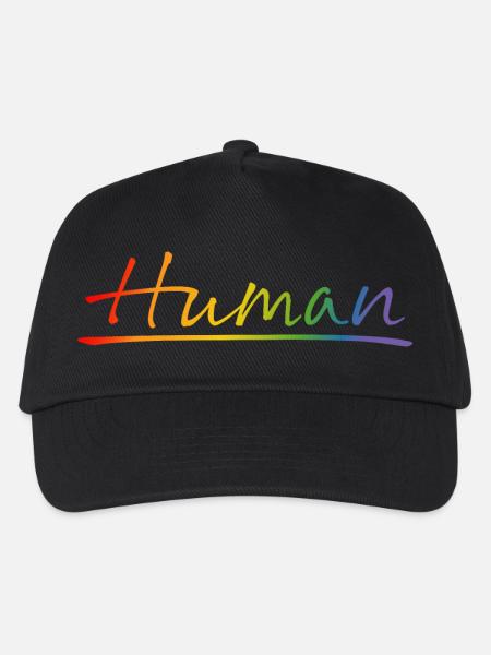 Pride Human Shirt - Kids’ Baseball Cap - black