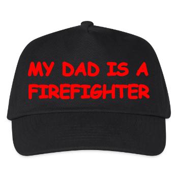 Feuerwehr - Kinder Basecap - Schwarz - Vorne