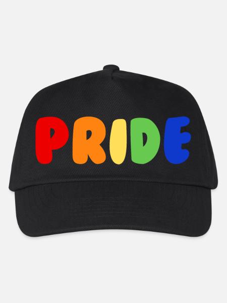 Pride - Kinder Basecap - Schwarz