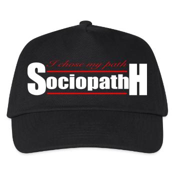 Soziopath - Kinder Basecap - Schwarz - Vorne