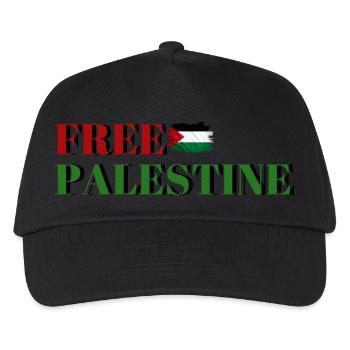 FREE PALESTINE FOR EVER - Kids’ Baseball Cap - black - Front