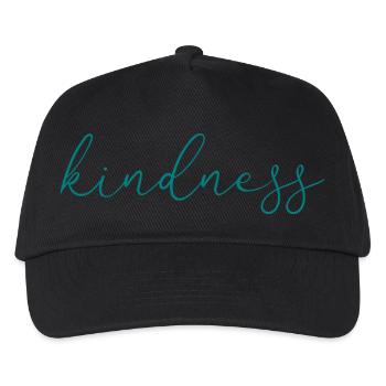 kindness - Kids’ Baseball Cap - black - Front