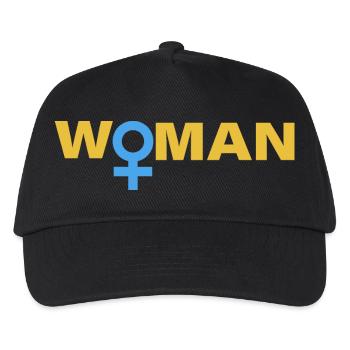 WOMAN - Kids’ Baseball Cap - black - Front