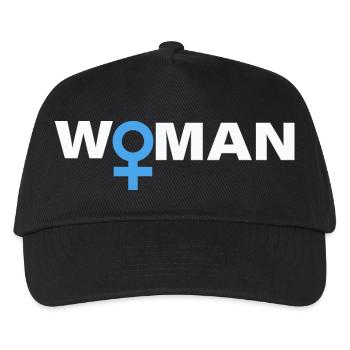 WOMAN - Kids’ Baseball Cap - black - Front