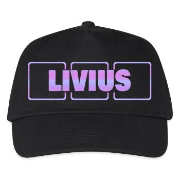 Pregnancy Livy - Kids’ Baseball Cap - black - Front