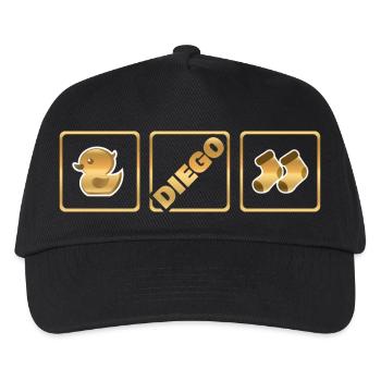 Geschenk für Diego - Kinder Basecap - Schwarz - Vorne