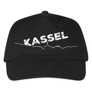 Kassel - Nordhessische Stadt - Kinder Basecap - Schwarz - Vorne