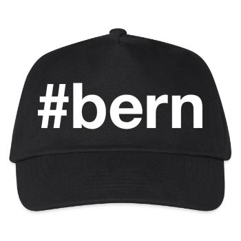 BERNE Hashtag Suisse Suisse - Casquette de baseball Enfant - noir - Devant