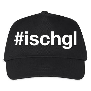 ISCHGL Hashtag - Kinder Basecap - Schwarz - Vorne