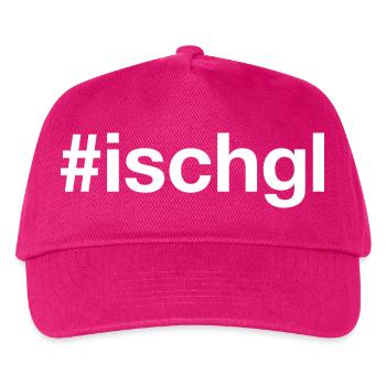ISCHGL Hashtag - Kinder Basecap - Fuchsia - Vorne