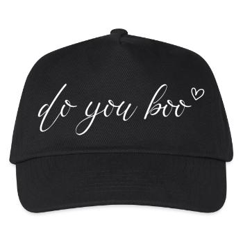 Do You Boo Silly Positive Quote - Kids’ Baseball Cap - black - Front