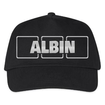 Albin - Kinder Basecap - Schwarz - Vorne