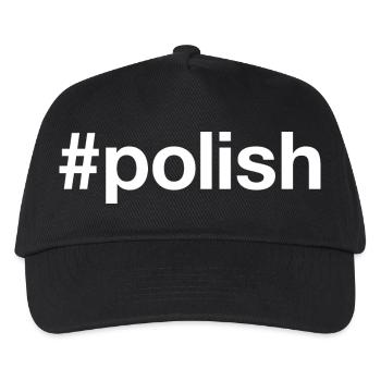 POLISH Polnisch Poland Polen Hashtag - Kids’ Baseball Cap - black - Front