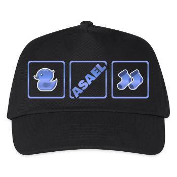 Asael as Birth - Kids’ Baseball Cap - black - Front