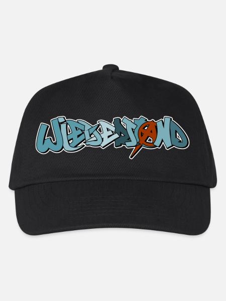 Punker Wiederstand Anarchy Anarchist - Kinder Basecap - Schwarz