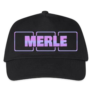 Merle as pregnancy - Kids’ Baseball Cap - black - Front