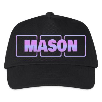 Gift for Mason - Kids’ Baseball Cap - black - Front