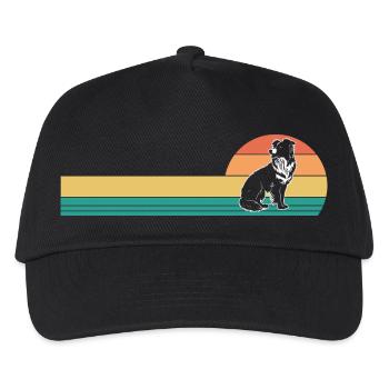 Border Collie - Kids’ Baseball Cap - black - Front