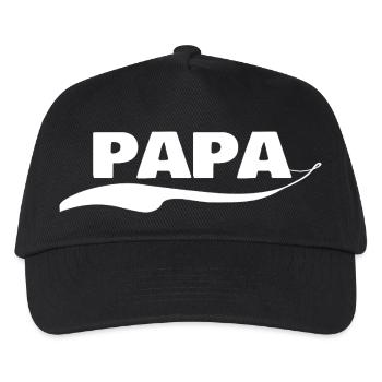 Papa as a first name - Kids’ Baseball Cap - black - Front
