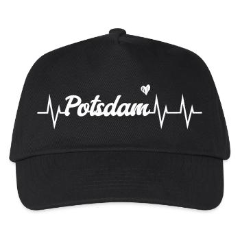 Heartbeat Potsdam - Kinder Basecap - Schwarz - Vorne