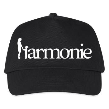 HARMONIE! (Familie, Vater, Mutter, Kinder) - Kinder Basecap - Schwarz - Vorne