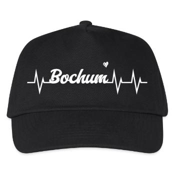 Heartbeat Bochum - Kinder Basecap - Schwarz - Vorne