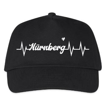 Heartbeat Nürnberg - Kinder Basecap - Schwarz - Vorne