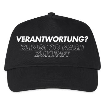 Responsabilité. On dirait tellement l’avenir - Casquette de baseball Enfant - noir - Devant