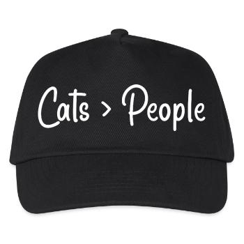 Cat lovers - Kids’ Baseball Cap - black - Front